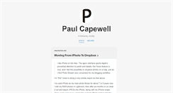 Desktop Screenshot of paulcapewell.tumblr.com
