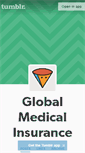 Mobile Screenshot of globalmedicalinsurance12.tumblr.com