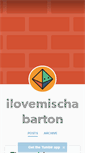 Mobile Screenshot of ilovemischabarton.tumblr.com