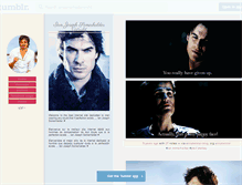 Tablet Screenshot of iansomerhalderworld.tumblr.com