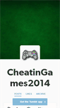 Mobile Screenshot of cheatingames2014.tumblr.com