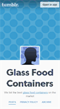Mobile Screenshot of glassfoodcontainers.tumblr.com