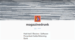 Desktop Screenshot of magazinedrunk.tumblr.com