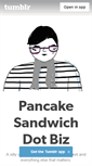 Mobile Screenshot of pancakesandwichdotbiz.tumblr.com