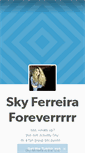 Mobile Screenshot of iloveskyferreira.tumblr.com