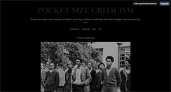 Desktop Screenshot of pocketsizecriticism.tumblr.com