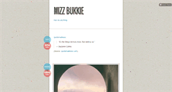 Desktop Screenshot of mizzbukkie.tumblr.com