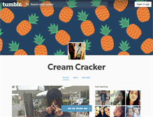 Tablet Screenshot of cream-cracker.tumblr.com