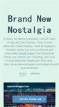 Mobile Screenshot of brandnewnostalgia.tumblr.com