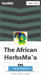 Mobile Screenshot of africanherbsmaam.tumblr.com