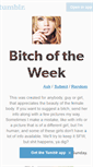 Mobile Screenshot of bitchoftheweek.tumblr.com