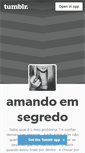 Mobile Screenshot of amando-em-segredo.tumblr.com