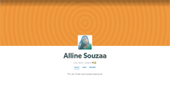 Desktop Screenshot of alinesouzaa.tumblr.com