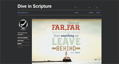 Desktop Screenshot of diveinscripture.tumblr.com