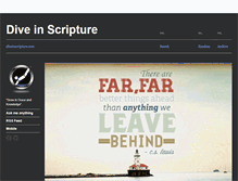 Tablet Screenshot of diveinscripture.tumblr.com