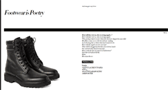 Desktop Screenshot of footwearispoetry.tumblr.com