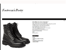Tablet Screenshot of footwearispoetry.tumblr.com