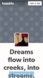 Mobile Screenshot of dreamcreek.tumblr.com