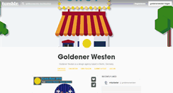 Desktop Screenshot of goldenerwesten.tumblr.com