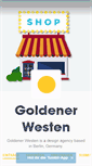 Mobile Screenshot of goldenerwesten.tumblr.com