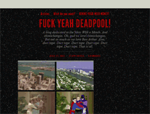 Tablet Screenshot of effyeahdeadpool.tumblr.com