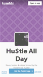 Mobile Screenshot of hustleallday.tumblr.com