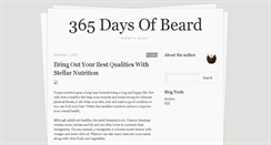 Desktop Screenshot of 365daysofbeard.tumblr.com