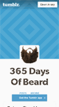 Mobile Screenshot of 365daysofbeard.tumblr.com