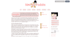 Desktop Screenshot of kiminitodokelove.tumblr.com