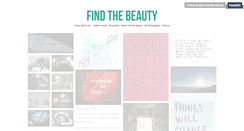 Desktop Screenshot of project-find-the-beauty.tumblr.com
