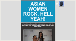 Desktop Screenshot of hellyeahasianwomen.tumblr.com