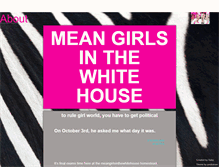 Tablet Screenshot of meangirlsinthewhitehouse.tumblr.com