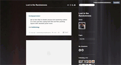 Desktop Screenshot of lostintherandomness.tumblr.com