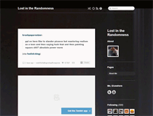 Tablet Screenshot of lostintherandomness.tumblr.com