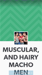 Mobile Screenshot of muscularandhairymachomen.tumblr.com