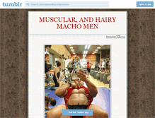 Tablet Screenshot of muscularandhairymachomen.tumblr.com