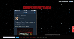 Desktop Screenshot of governmentgaga.tumblr.com