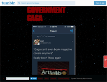 Tablet Screenshot of governmentgaga.tumblr.com