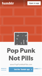 Mobile Screenshot of poppunknotpillscloth.tumblr.com