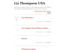 Tablet Screenshot of lizthompsonusa.tumblr.com