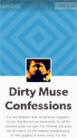 Mobile Screenshot of dirtymuseconfessions.tumblr.com