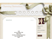Tablet Screenshot of charmingdistractions.tumblr.com