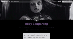 Desktop Screenshot of alleybangarang.tumblr.com