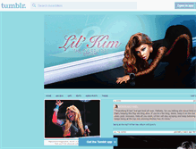 Tablet Screenshot of iheartlilkim.tumblr.com