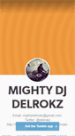 Mobile Screenshot of mightydjdelrokz.tumblr.com