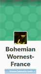 Mobile Screenshot of bohemianwornest.tumblr.com