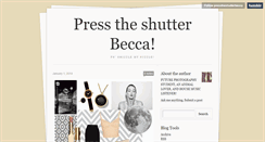 Desktop Screenshot of presstheshutterbecca.tumblr.com