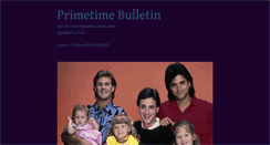 Desktop Screenshot of primetimebulletin.tumblr.com