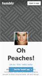 Mobile Screenshot of ohpeaches.tumblr.com