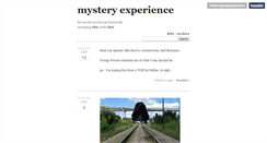 Desktop Screenshot of mysteryexperience.tumblr.com